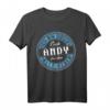 Andy | Lustiges und stylisches Vintage T-Shirt für Männer – Perfekt als Geburtstags-, Weihnachts- oder Vatertagsgeschenk für Papa, Opa, Bruder & Freunde
