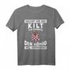 Kilt König T-Shirt – Schottenrock Design für Männer, perfekt für Schottland Fans & Feierlichkeiten