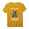 Gothic Sarkasmus Heute mal fröhliches schwarz T-Shirt – Lustiges Ironie Outfit für Gothic, Metalhead, Rocker, Eboy & Egirl