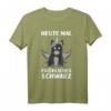 Gothic Sarkasmus Heute mal fröhliches schwarz T-Shirt – Lustiges Ironie Outfit für Gothic, Metalhead, Rocker, Eboy & Egirl