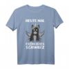 Gothic Sarkasmus Heute mal fröhliches schwarz T-Shirt – Lustiges Ironie Outfit für Gothic, Metalhead, Rocker, Eboy & Egirl