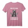 Gothic Sarkasmus Heute mal fröhliches schwarz T-Shirt – Lustiges Ironie Outfit für Gothic, Metalhead, Rocker, Eboy & Egirl