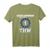 THW T-Shirt - Echte Männer Tragen Blau | Perfektes Geschenk für THW Mitglieder zum Jubiläum, Geburtstag oder Weihnachten