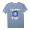 THW T-Shirt - Echte Männer Tragen Blau | Perfektes Geschenk für THW Mitglieder zum Jubiläum, Geburtstag oder Weihnachten