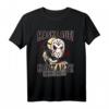Maske tragen Kontakte halbieren - Lustiges Gothic Horror Spruch T-Shirt für Halloween & Gothic Fans