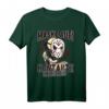 Maske tragen Kontakte halbieren - Lustiges Gothic Horror Spruch T-Shirt für Halloween & Gothic Fans