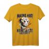 Maske tragen Kontakte halbieren - Lustiges Gothic Horror Spruch T-Shirt für Halloween & Gothic Fans