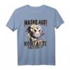 Maske tragen Kontakte halbieren - Lustiges Gothic Horror Spruch T-Shirt für Halloween & Gothic Fans