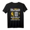 Gerüstbauer Hört Nicht Auf Wenn Müde Fertig T-Shirt - Lustiges Geschenk für Gerüstbauer, Maurer & Bauarbeiter