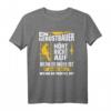 Gerüstbauer Hört Nicht Auf Wenn Müde Fertig T-Shirt - Lustiges Geschenk für Gerüstbauer, Maurer & Bauarbeiter