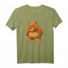 Mürrischer lustiger Cartoon Bär T-Shirt – Humorvolles Tierdesign für Comic- und Tierliebhaber, perfekt zum Schmunzeln