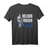 THW T-Shirt - Helden tragen Blau, perfektes Geschenk für THW Mitglieder zum Jubiläum, Geburtstag oder Weihnachten