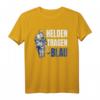 THW T-Shirt - Helden tragen Blau, perfektes Geschenk für THW Mitglieder zum Jubiläum, Geburtstag oder Weihnachten