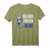 THW T-Shirt - Helden tragen Blau, perfektes Geschenk für THW Mitglieder zum Jubiläum, Geburtstag oder Weihnachten