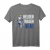 THW T-Shirt - Helden tragen Blau, perfektes Geschenk für THW Mitglieder zum Jubiläum, Geburtstag oder Weihnachten