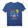 Kinder Endlich 5, Feuerwehr zum 5. Geburtstag - T-Shirt für Jungen und Mädchen, perfektes Geschenk für kleine Feuerwehrfans