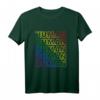 HUMAN Regenbogen LGBT Flagge T-Shirt – Unterstützung für Lesben, Schwule, Transgender und Pride Monat, Symbol für Gleichheit, Liebe und Frieden