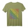 HUMAN Regenbogen LGBT Flagge T-Shirt – Unterstützung für Lesben, Schwule, Transgender und Pride Monat, Symbol für Gleichheit, Liebe und Frieden