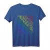 HUMAN Regenbogen LGBT Flagge T-Shirt – Unterstützung für Lesben, Schwule, Transgender und Pride Monat, Symbol für Gleichheit, Liebe und Frieden
