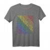 HUMAN Regenbogen LGBT Flagge T-Shirt – Unterstützung für Lesben, Schwule, Transgender und Pride Monat, Symbol für Gleichheit, Liebe und Frieden