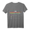 I am Pansexual Pride Pansexual LGBT Flagge Homo Mann Frau T-Shirt – Lustiges Regenbogen-Outfit für LGBT Supporter, Queere & Pride Fans