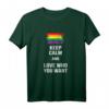 KEEP CALM AND LOVE WHO YOU WANT LGBTQ Regenbogen T-Shirt – Supporter-Shirt für Pride, CSD & Lesben, Schwule, Bisexuelle und Transgender