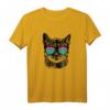 Polysexuell Katze Pride LGBT Sonnenbrillen T-Shirt – Vielfalts- und Stolz-Design für LGBTQ+ Gemeinschaft und Unterstützer