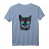 Polysexuell Katze Pride LGBT Sonnenbrillen T-Shirt – Vielfalts- und Stolz-Design für LGBTQ+ Gemeinschaft und Unterstützer