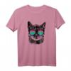 Polysexuell Katze Pride LGBT Sonnenbrillen T-Shirt – Vielfalts- und Stolz-Design für LGBTQ+ Gemeinschaft und Unterstützer