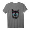 Polysexuell Katze Pride LGBT Sonnenbrillen T-Shirt – Vielfalts- und Stolz-Design für LGBTQ+ Gemeinschaft und Unterstützer