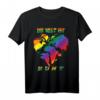Pride LGBT-Q Regenbogen Welt T-Shirt - Buntes Support-Design für LGBTQ+ Community, CSD & Pride Paraden