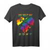 Pride LGBT-Q Regenbogen Welt T-Shirt - Buntes Support-Design für LGBTQ+ Community, CSD & Pride Paraden