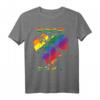 Pride LGBT-Q Regenbogen Welt T-Shirt - Buntes Support-Design für LGBTQ+ Community, CSD & Pride Paraden