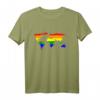 Regenbogen Welt LGBTQ Queer Trans Bi CSD Pride T-Shirt – Buntes Pride Shirt für Schwule, Lesben, Trans und Supporter