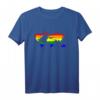 Regenbogen Welt LGBTQ Queer Trans Bi CSD Pride T-Shirt – Buntes Pride Shirt für Schwule, Lesben, Trans und Supporter