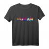 Vintage HUMAN Flagge LGBT Gay Pride Transgender T-Shirt – Unterstützung für LGBTQ Rechte & Pride Week Geschenkidee