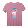 Transgender Flagge Hand Symbol Faust Transsexuell Trans T-Shirt – LGBT Pride Geschenk für Transgender und transsexuelle Freunde