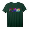 LGBT-Shirt mit menschlicher Flagge - Pride Monat, Transgender & Homosexuell Unterstützung, Hassfreie Zone, Geschenk für LGBT & Allies