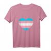 Transgender Herz Accessoire mit Trans-Flaggenfarben - LGBTQ+ Pride Tank Top als Geschenk für Trans-Freundin oder -Freund