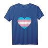 Transgender Herz Accessoire mit Trans-Flaggenfarben - LGBTQ+ Pride Tank Top als Geschenk für Trans-Freundin oder -Freund