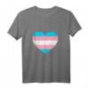 Transgender Herz Accessoire mit Trans-Flaggenfarben - LGBTQ+ Pride Tank Top als Geschenk für Trans-Freundin oder -Freund