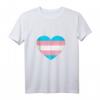Transgender Herz Accessoire mit Trans-Flaggenfarben - LGBTQ+ Pride Tank Top als Geschenk für Trans-Freundin oder -Freund