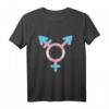 Lustiges Trans Sign CSD Outfit für Transsexuelle & LGBT Supporter – Regenbogen T-Shirt mit Pride & Human Rights Spruch