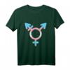 Lustiges Trans Sign CSD Outfit für Transsexuelle & LGBT Supporter – Regenbogen T-Shirt mit Pride & Human Rights Spruch