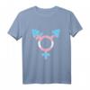 Lustiges Trans Sign CSD Outfit für Transsexuelle & LGBT Supporter – Regenbogen T-Shirt mit Pride & Human Rights Spruch