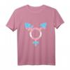 Lustiges Trans Sign CSD Outfit für Transsexuelle & LGBT Supporter – Regenbogen T-Shirt mit Pride & Human Rights Spruch