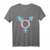 Lustiges Trans Sign CSD Outfit für Transsexuelle & LGBT Supporter – Regenbogen T-Shirt mit Pride & Human Rights Spruch