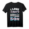 I Love My Transgender Son LGBT Pride Flag Trans Mom Dad T-Shirt - Supportive Parental Pride & Equality Shirt für LGBT Awareness & Parades