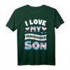 I Love My Transgender Son LGBT Pride Flag Trans Mom Dad T-Shirt - Supportive Parental Pride & Equality Shirt für LGBT Awareness & Parades