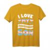 I Love My Transgender Son LGBT Pride Flag Trans Mom Dad T-Shirt - Supportive Parental Pride & Equality Shirt für LGBT Awareness & Parades